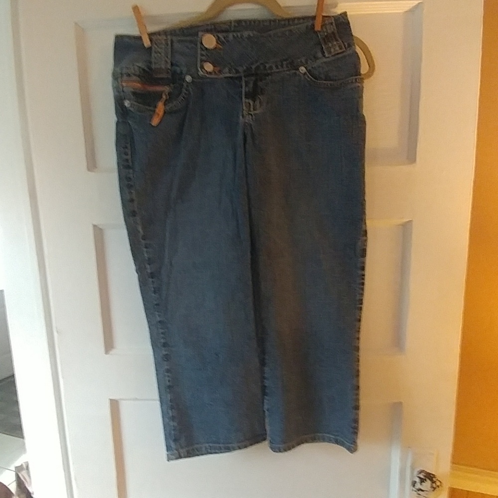 ✌Jordache - blue denim capris